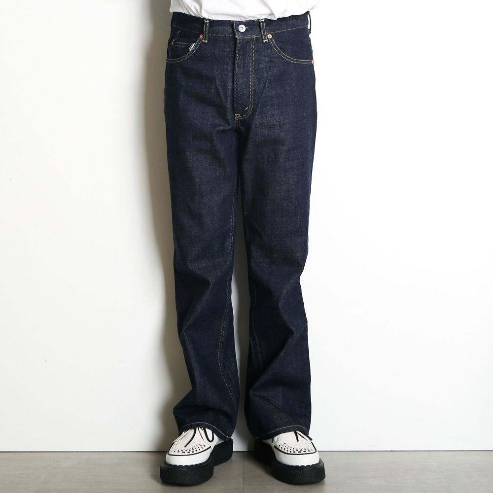 Slight Flare Jeans - Indigo O.W / オーガニックコットン 13.5oz セルビッチデニム - スライトフレアジーンズ / M26C07PT02C