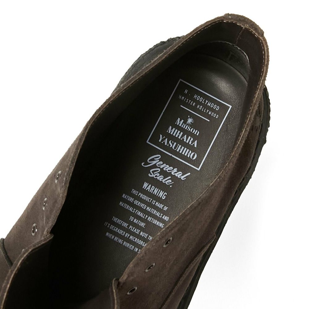 × General Scale. Maison MIHARA YASUHIRO  / Suede Lace-up Boots - Brown / 2252-SE01