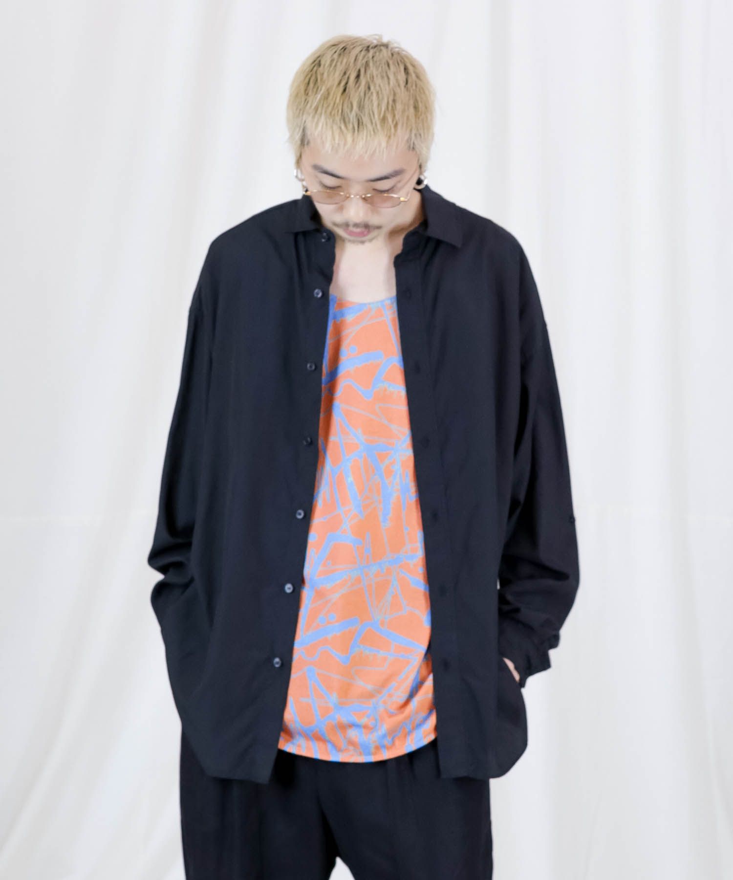 iroquois JAM DEAD YEAR×BK COMBI SH シャツ Iroquois（イロコイ）の「Iroquois/イロコイ/JAM DEAD YEAR