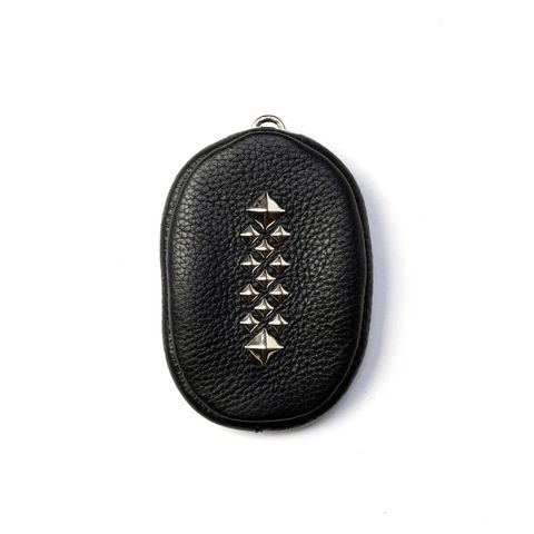 STUDS LEATHER ZIP COIN CASE / スタッズ レザージップコインケース / CL-26AWLE016