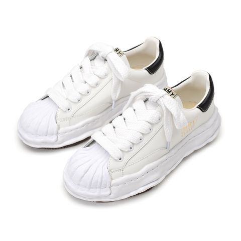 "BLAKEY" original sole shell toe leather lowcut sneaker - WHITE / A06FW702