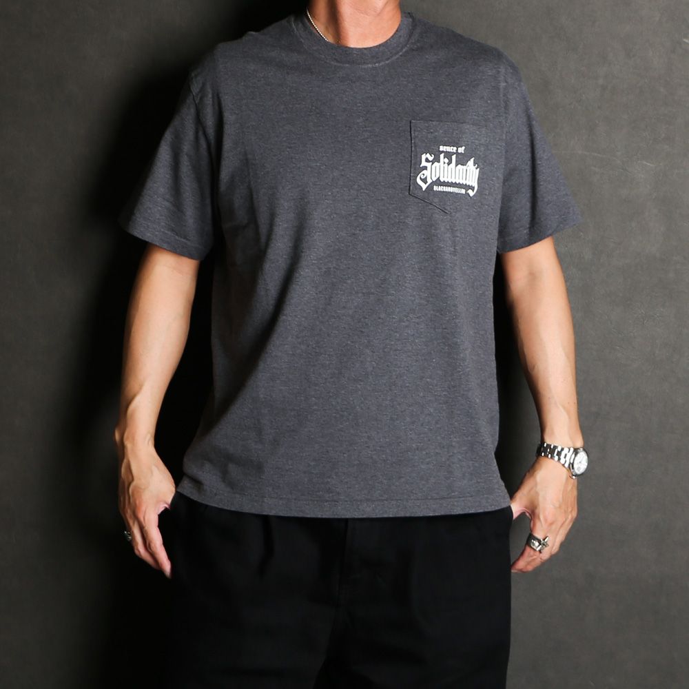 RATS - SOLIDARITY POCKET TEE - CHARCOAL / Tシャツ / 24'RTC