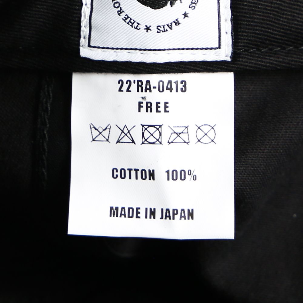 SCRIPT BASE BALL CAP / ベースボールキャップ - ブラック / 22'RA-0413