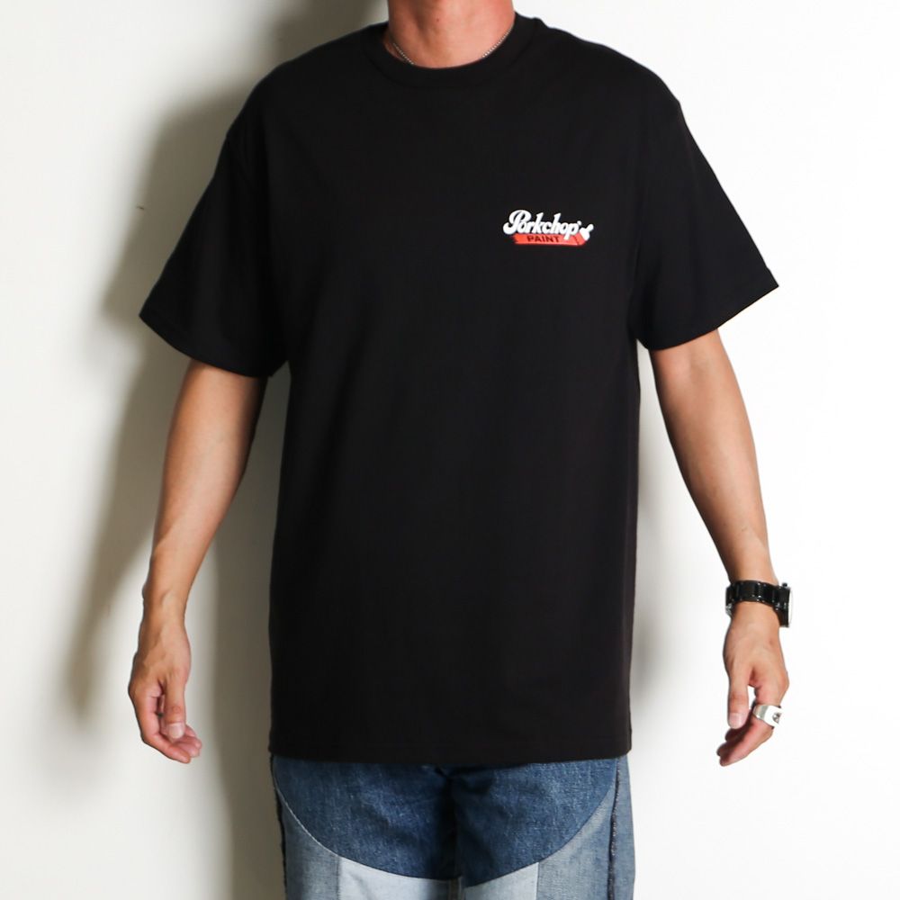 PCP LOGO TEE - BLACK / ショートスリーブTシャツ