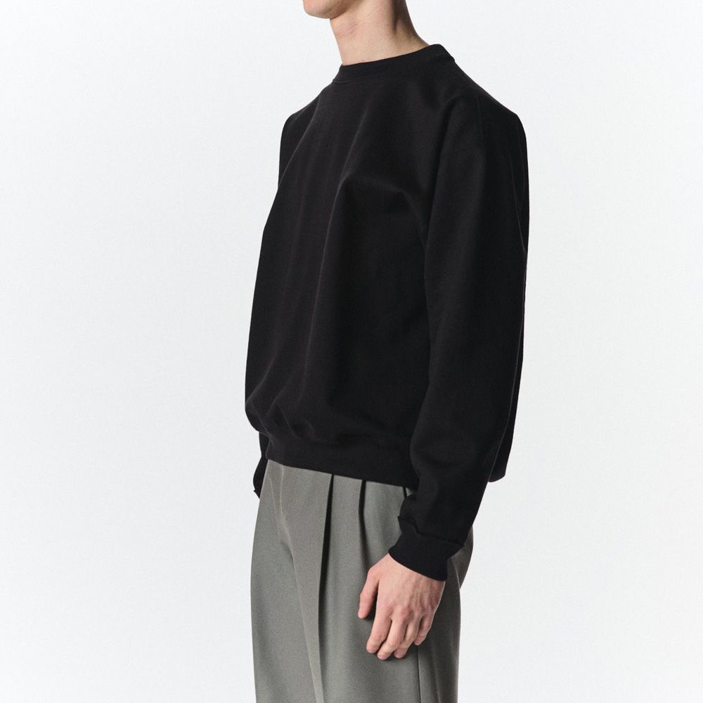 Comfort Sweat - Black / オーガニックコットンヘビー吊裏毛 - コンフォートスウェット / A26C13CS04C