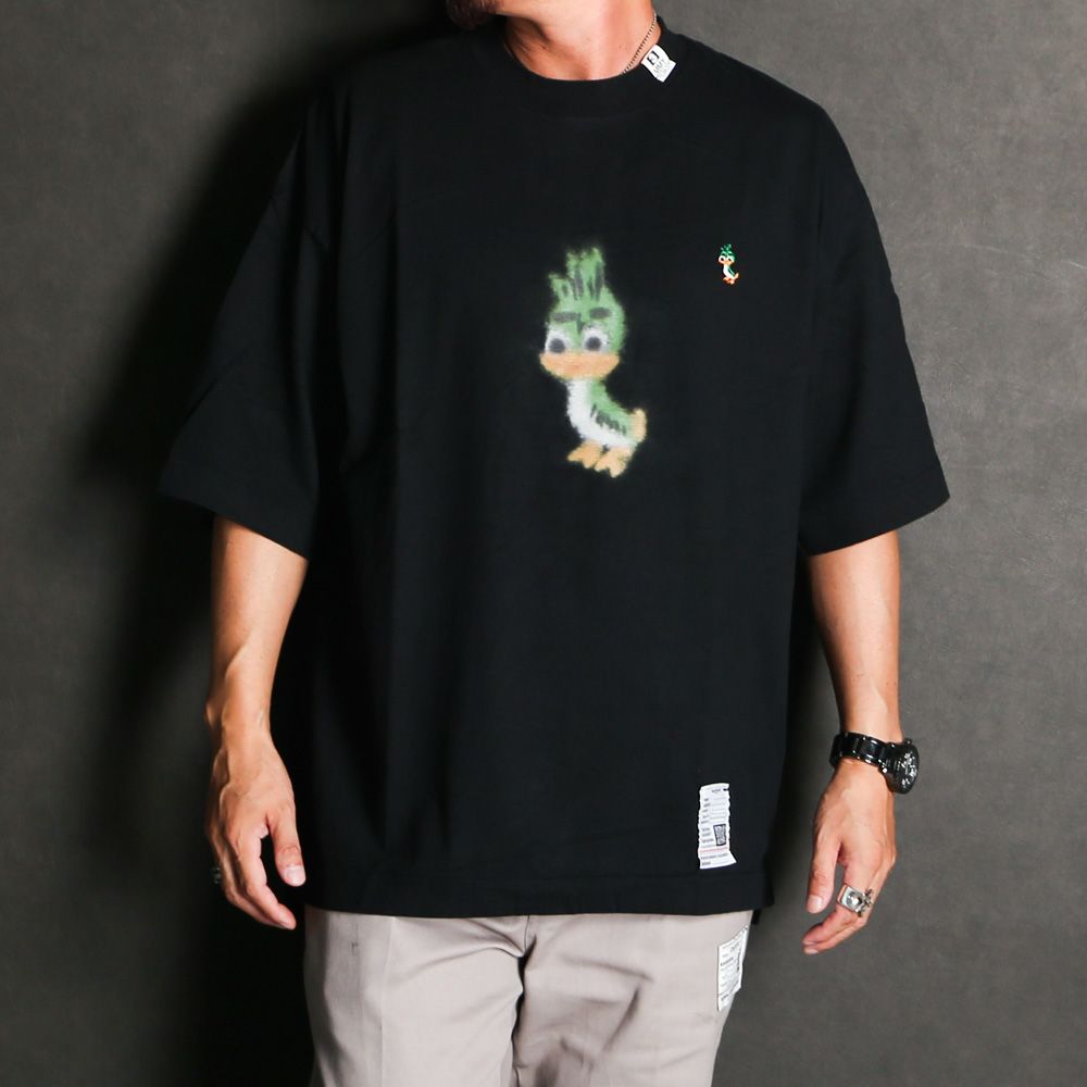 Leon Printed T-shirt - BLACK / レオン プリント Tシャツ / J17TS832