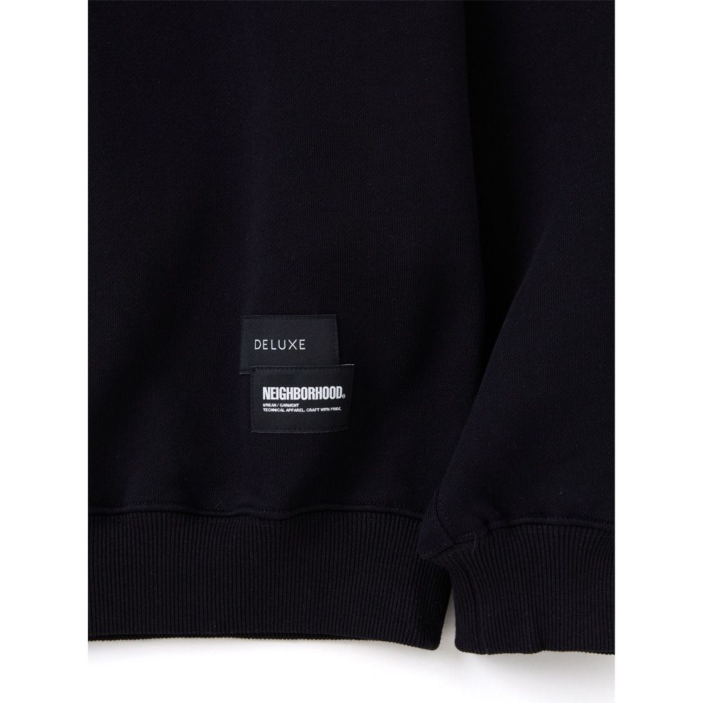 DELUXE - NEIGHBORHOOD × DELUXE CREW - BLACK / 23ADNH2005