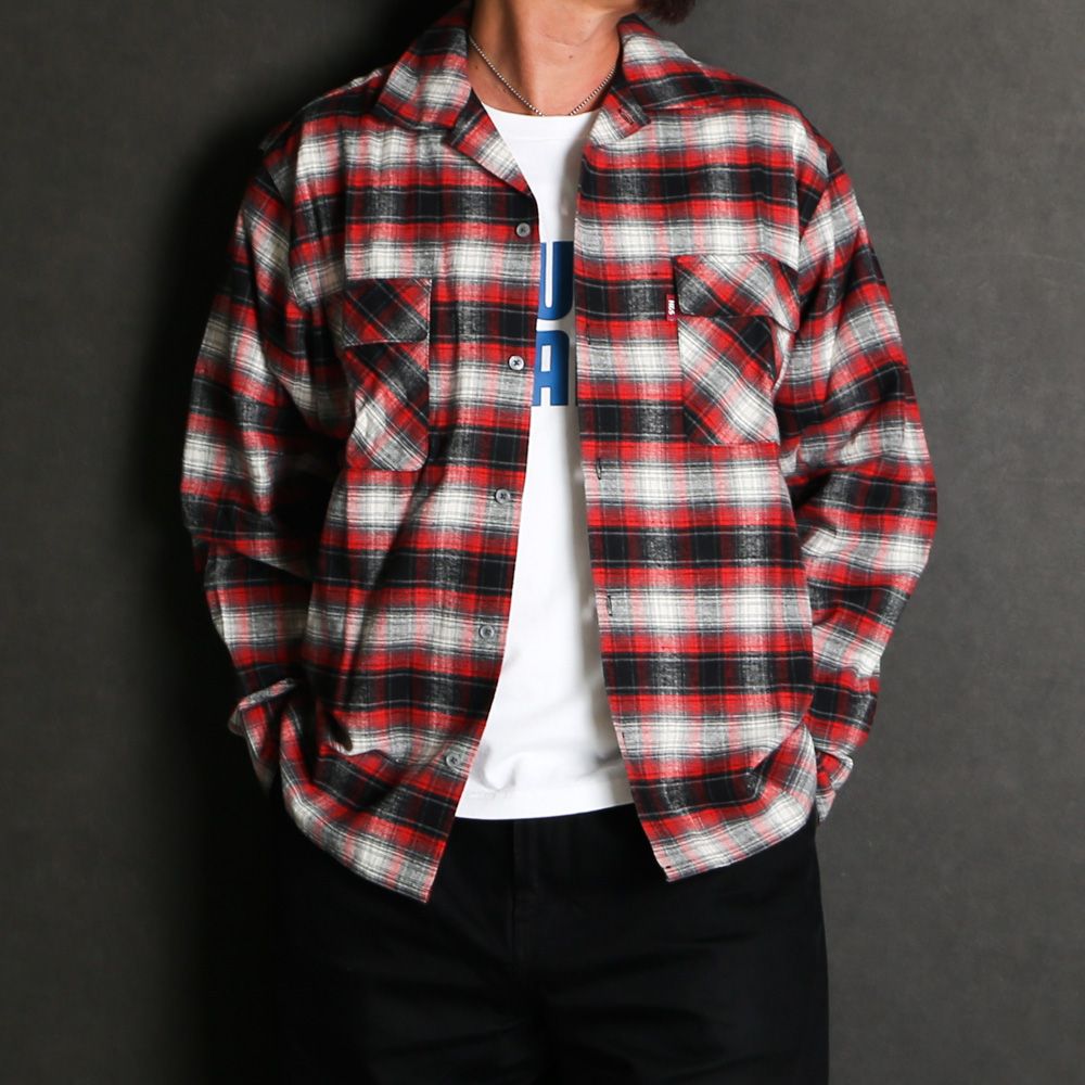 Check L/S Shirt (26aw) - Red / チェックシャツ / HS-080326