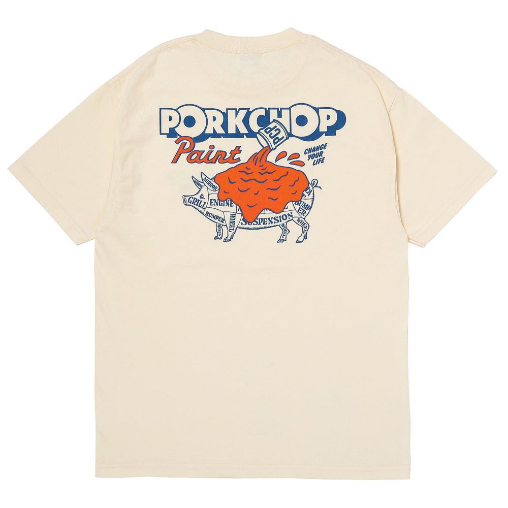 PCP PORK TEE - CREAM / ショートスリーブTシャツ