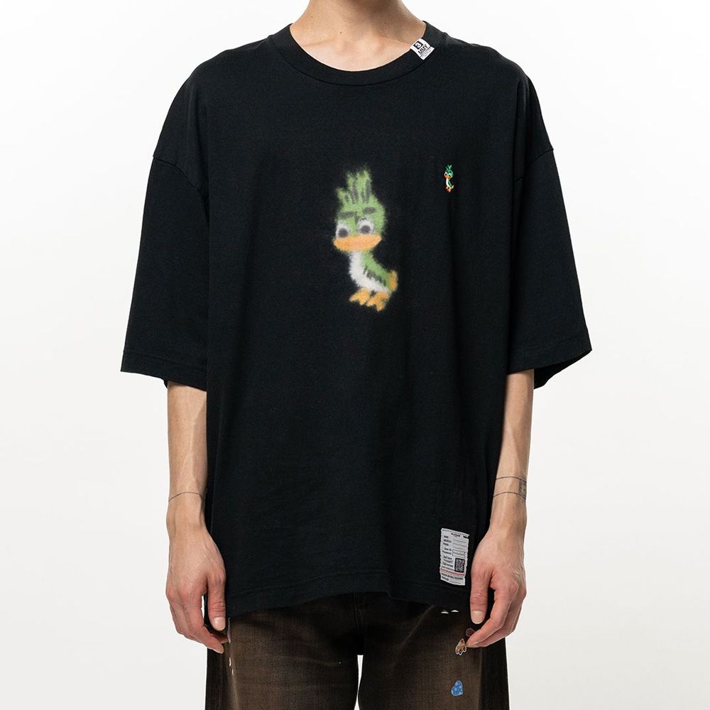 Leon Printed T-shirt - BLACK / レオン プリント Tシャツ / J17TS832