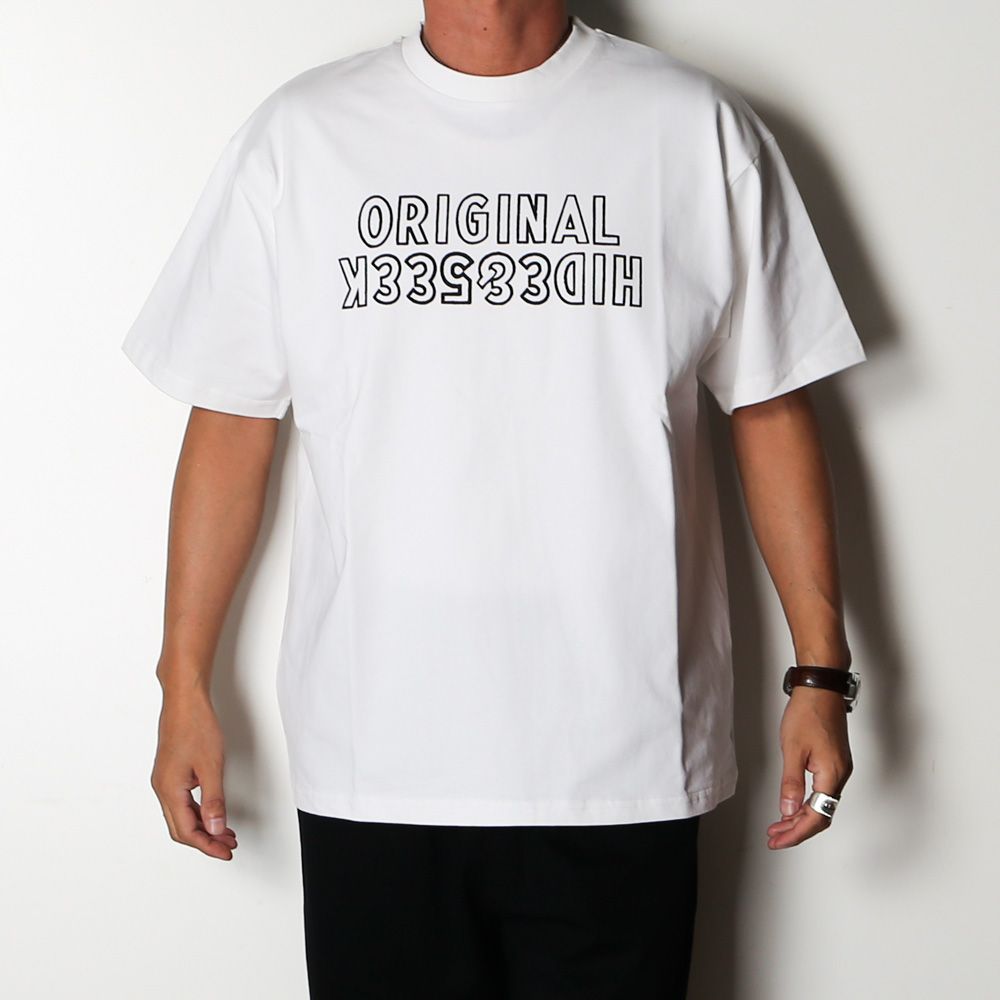 " HIDEANDSEEK × Toru Nishiura " / Original S/S Tee - WHT / Tシャツ / H30th-091726