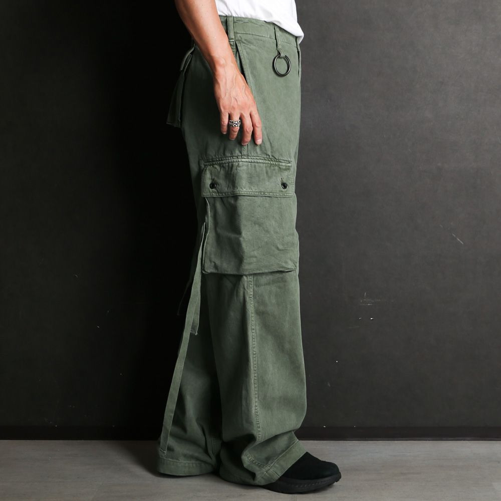 MINEDENIM - 【ラスト1点-サイズ 34 inch】 Denim Wide Cargo PS - KHA / 2408-7002 |  chemical conbination