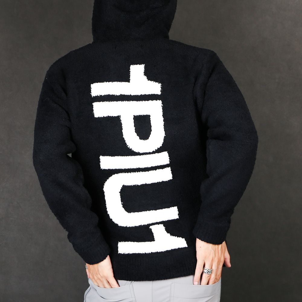 LOGO KNIT PARKA / ビッグロゴ ニットパーカー / USK-20010