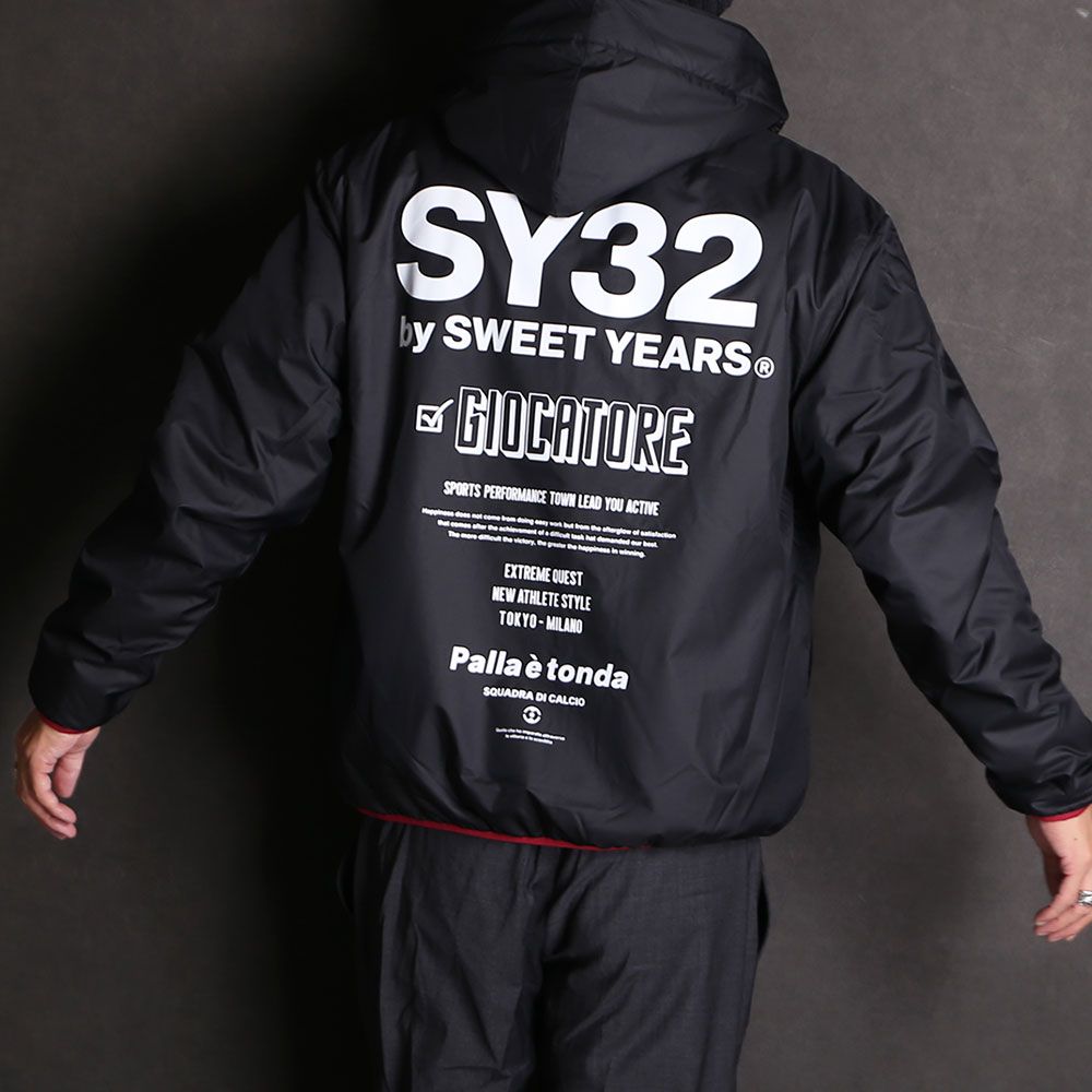 SY32 by SWEET YEARS - REVERSIBLE FLEECE ZIP HOODIE / リバーシブル