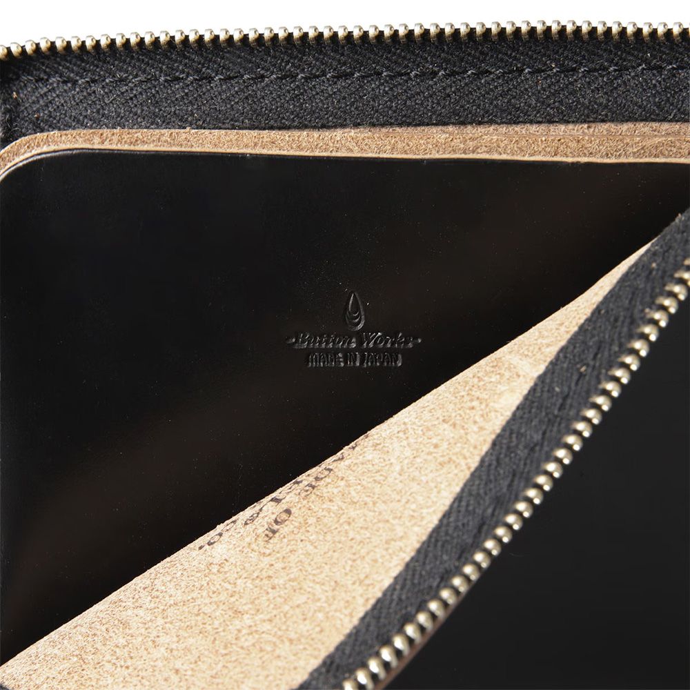 Button Works / SD Leather Wallet - Black / レザーウォレット / OTBNA230