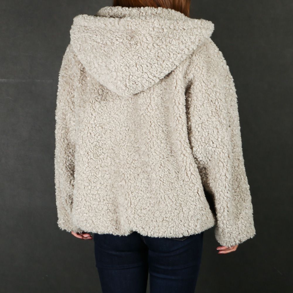 【レディース】 IPAMA イパマ - L.GRAY / ボア フードブルゾン (フリース) / LJXA0042033588