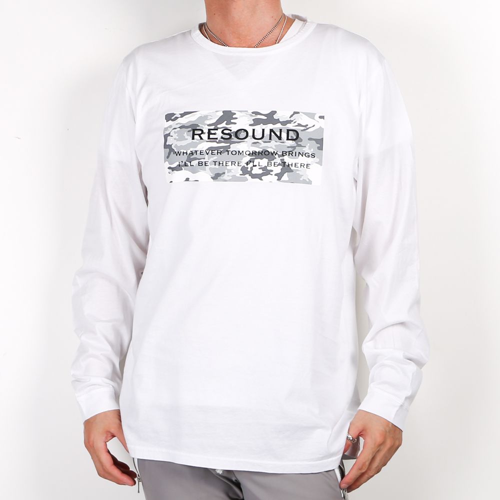 camouflage BOX ROGO LONG TEE / ボックスロゴ ロングスリーブTシャツ / RC17-T-002