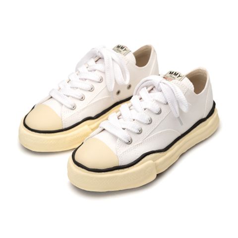 "PETERSON"(ピーターソン) VL original sole canvas lowcut sneaker - WHITE / A09FW733