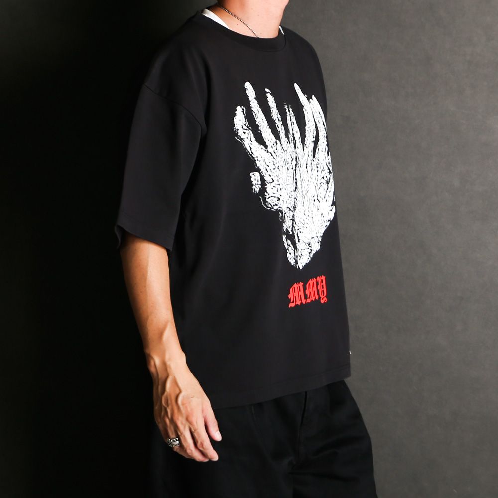 MASSES × Maison MIHARA YASUHIRO / HANDS PRINT T-SHIRTS MMY - BLACK / Tシャツ / C15TS046