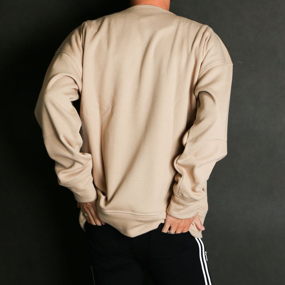 thermal loose trainer / ハニカムサーマル ルーズトレーナー / RC22-C-005