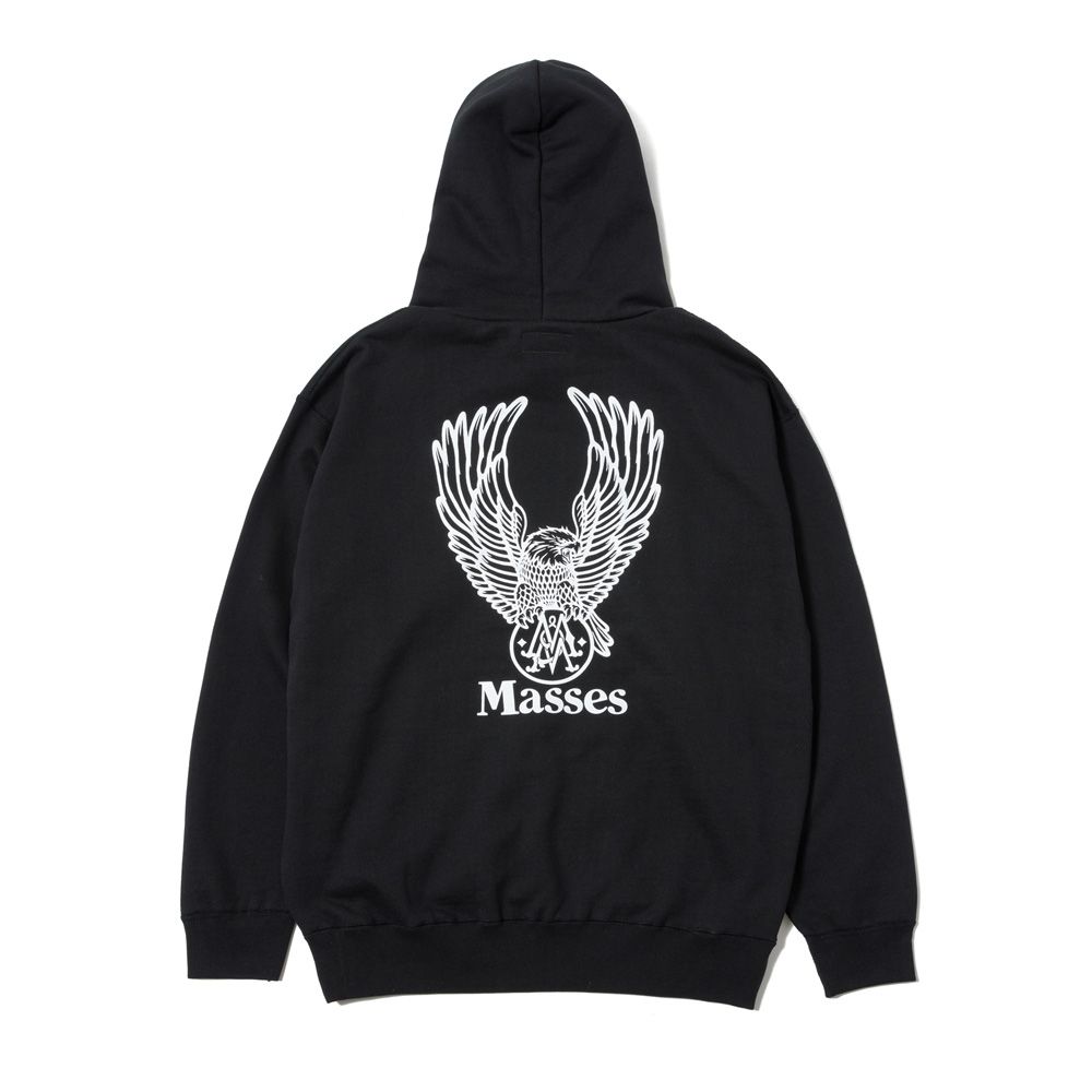 MASSES - × M&M / SWEAT HOODED EAGLE M - Black / プルオーバー パーカー / 1249023 |  chemical conbination