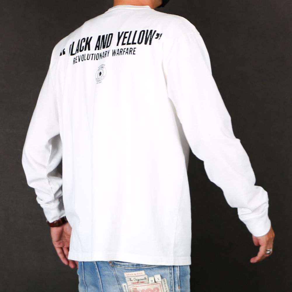 BLACK AND YELLOW L/S / ロングスリーブ ポケットTシャツ / 20'RTC-0803 - S