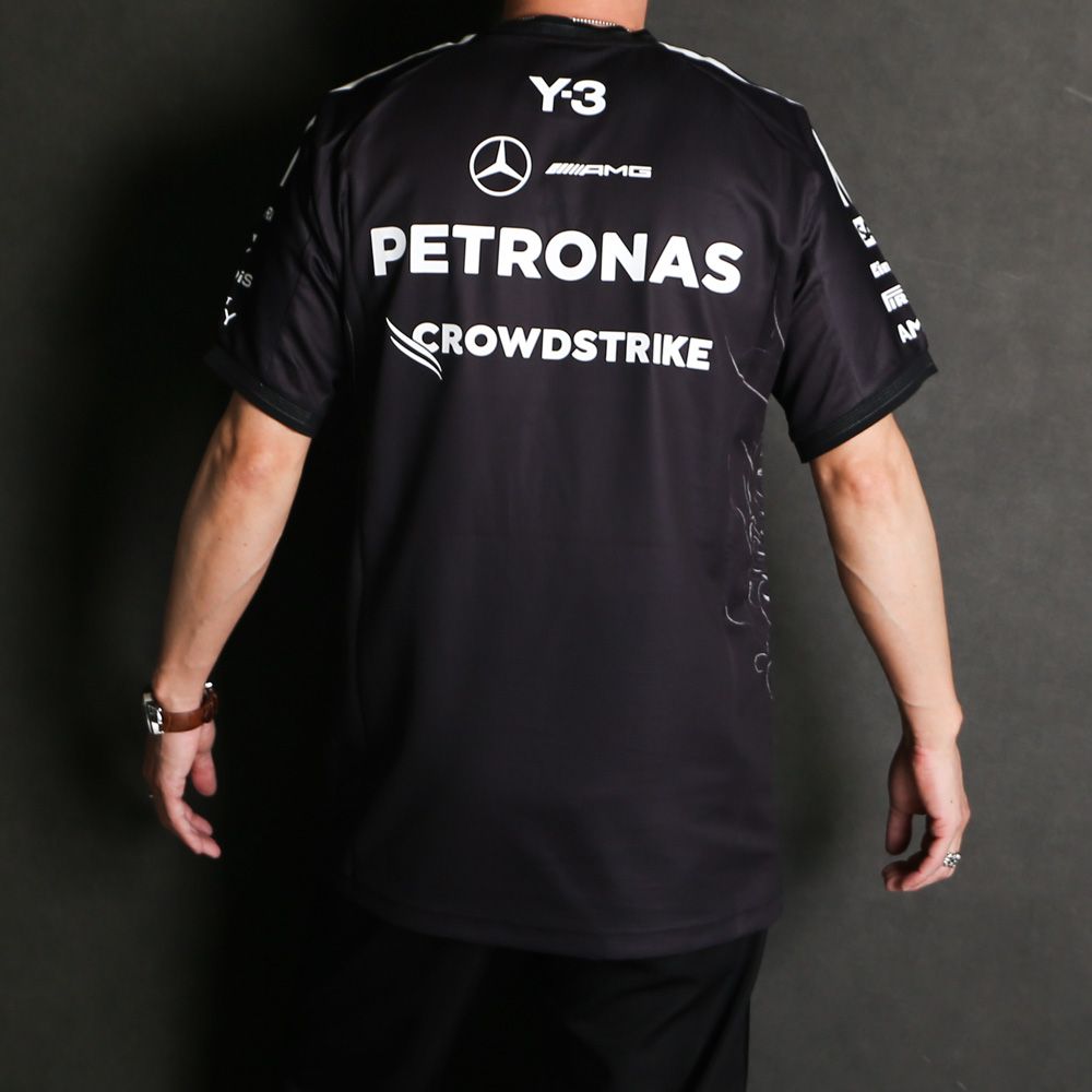 Y-3 MERCEDES - AMG PETRONAS FORMULA 1 TEAM DRIVER SHORT SLEEVE JERSEY / Tシャツ / KT2226