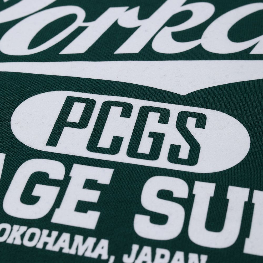 SCRIPT COLLEGE SWEAT - GREEN / スウェット