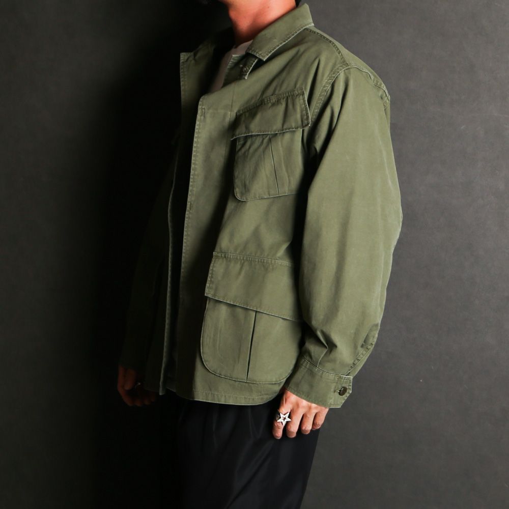 マーカウェア　ジャングル　ファティーグ　ジャケット　シャツ　ミリタリー MARKAWARE (マーカウェア) JUNGLE FATIGUE S/S / ジャングル
