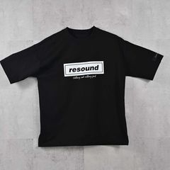 BOX OVER TEE - BLACK / オーバーサイズ ナイロンTシャツ / RC40-T-007
