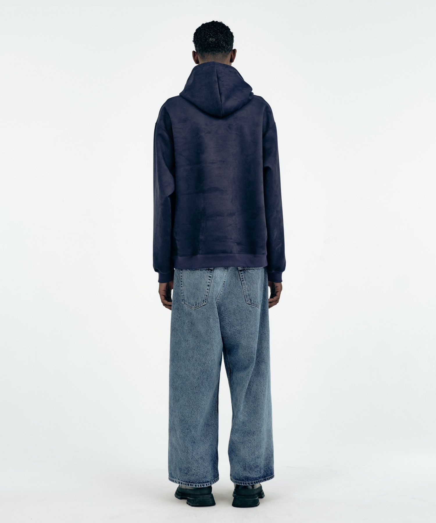 TECH KNIT SUEDE HOODIE / ダンボールスエード フーディー / 178203