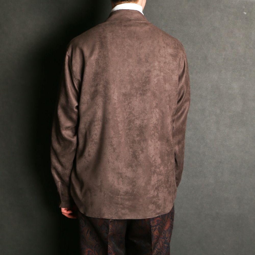 ECO SUEDE SH / エコスエード プレーンシャツ / 379207