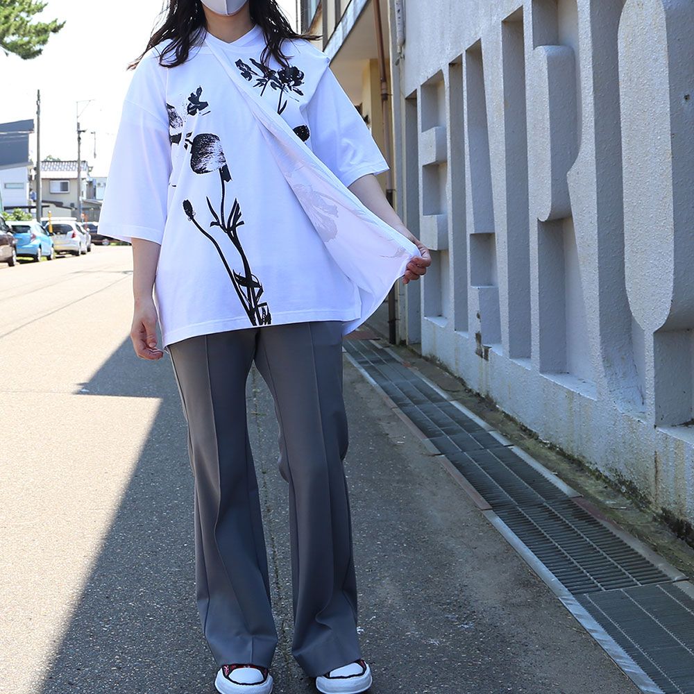 TAAKK×Maison MIHARA YASUHIROコーディネート(女性モデル167cm)