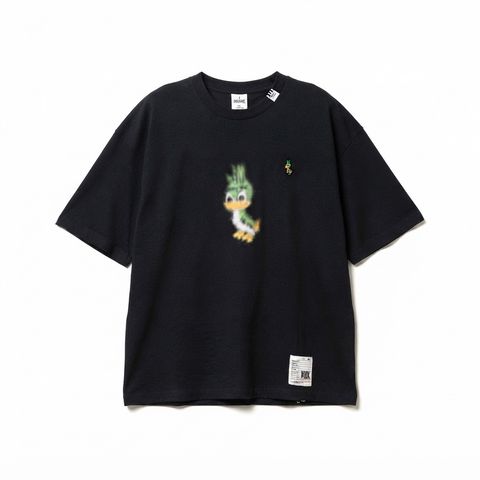 Leon Printed T-shirt - BLACK / レオン プリント Tシャツ / J17TS832