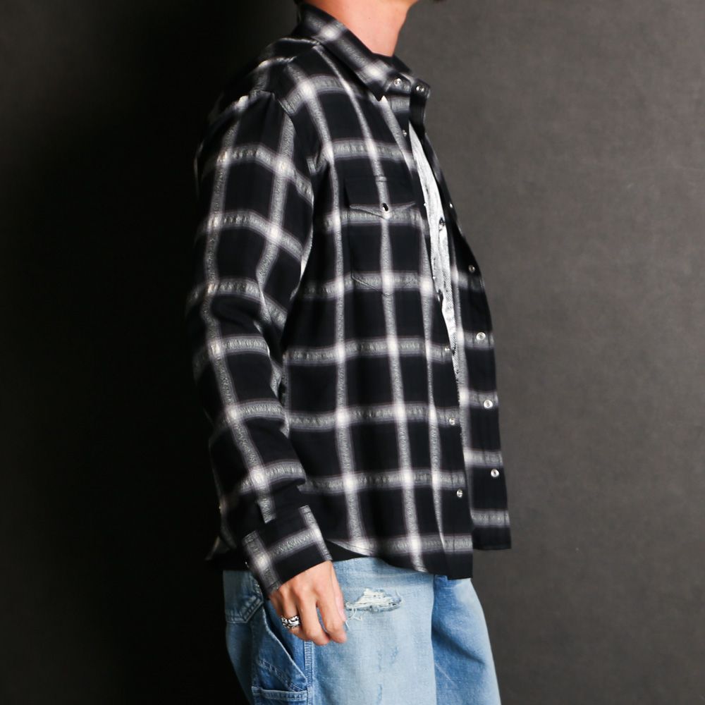 R/W Neon Ombre Western SH | MINEDENIM(マインデニム