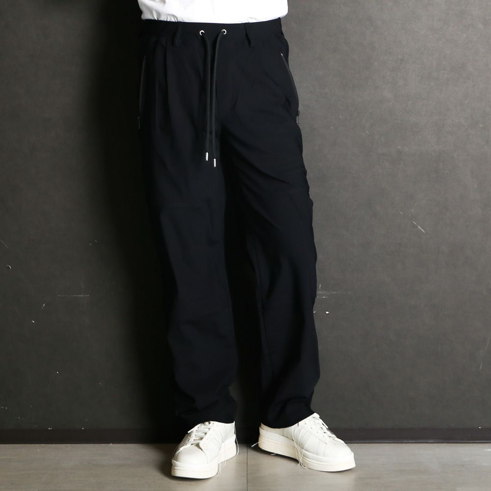 Johnson LINE WIDE PT - BKBK / ジョンソンラインワイドパンツ / RC39-ST-009WT