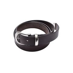 Leather Long Western Belt - DBR / MDLBT002