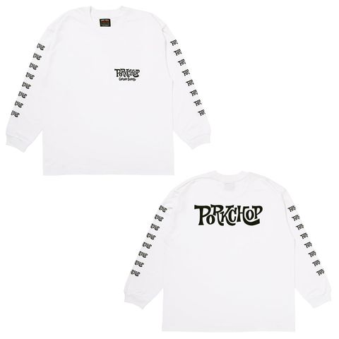 SC LOGO L/S TEE - WHITE / ロングスリーブTシャツ