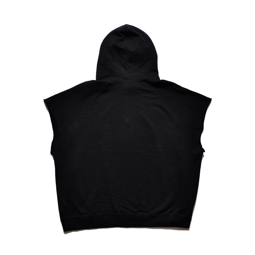 Cutoff Sleeve Big Hoodie / 2308-6003