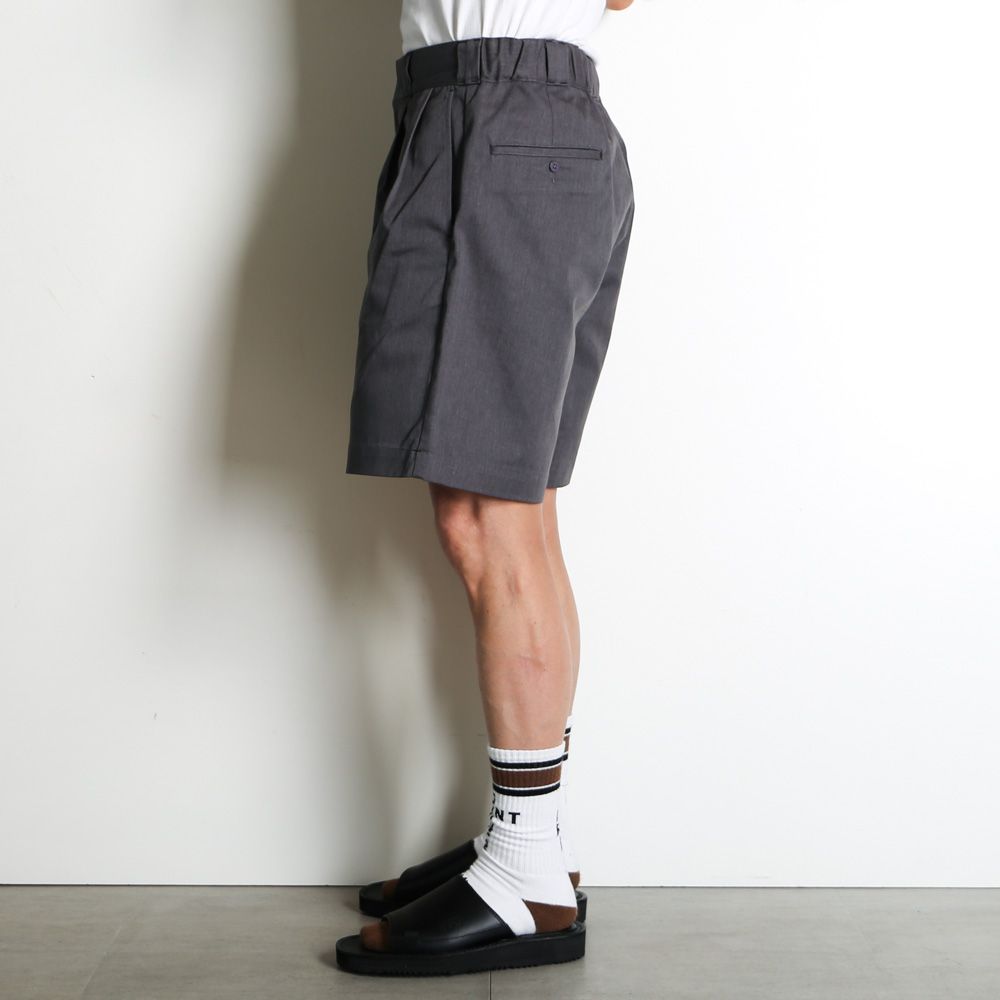 × DICKIES / 2TUCK HALF PANTS - T.GRAY / 2261-CP41-029