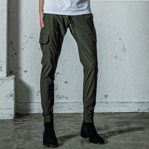 Darrell cargo PT - KHAKI / ナイロン カーゴパンツ ダレル / BASIC-ST-010