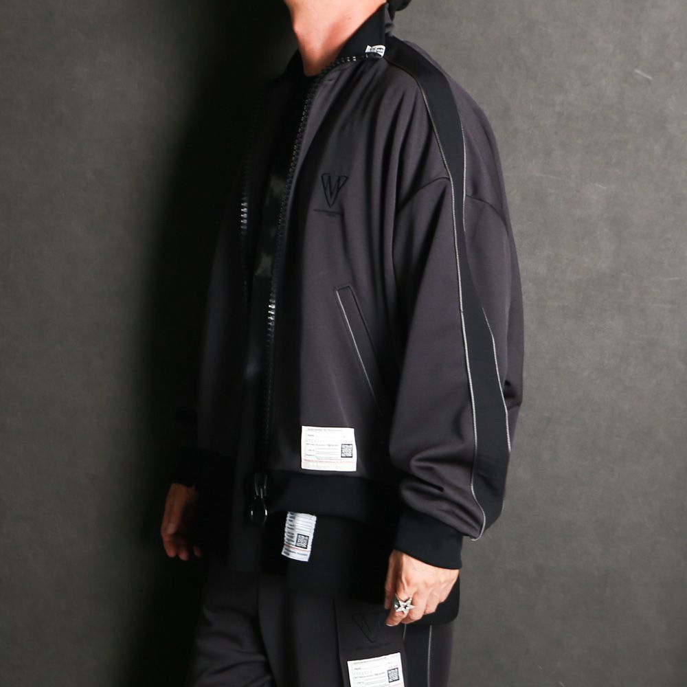 【ラスト1点-サイズ46】 Wide Back Track Jacket - BLACK / ワイドバック トラックジャケット / A17JK561