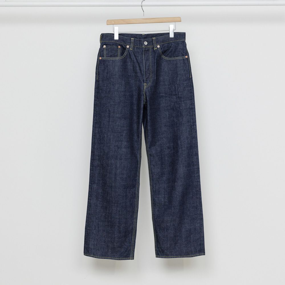CLEAN CYLINDER FIT JEANS - INDIGO O.W / オーガニックコットン 13.5oz セルビッチデニム - クリーンシリンダーフィットジーンズ / M26A10PT02C