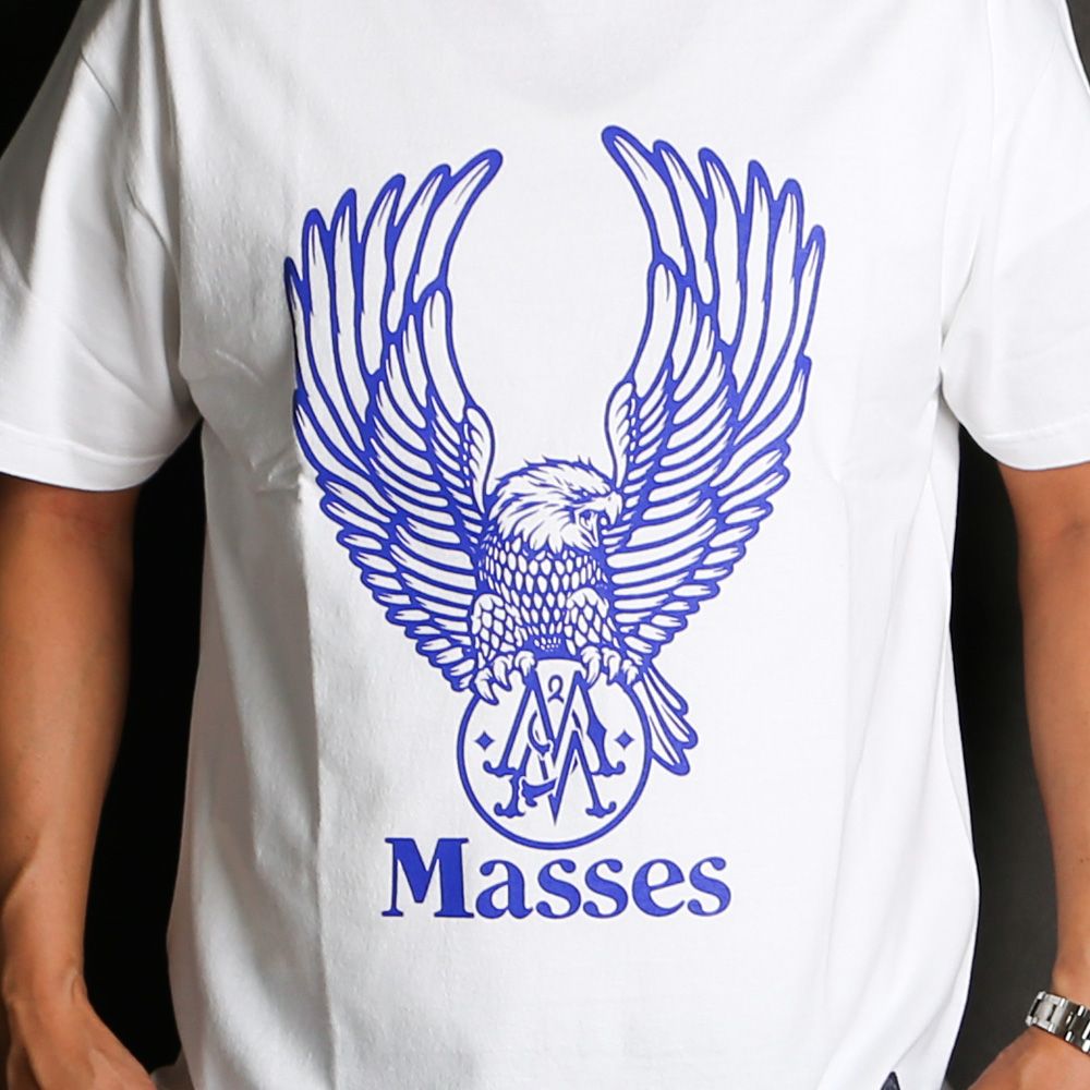 【ラスト1点-サイズXL】× M&M / T-SHIRT FLYING EAGLE M - White / Tシャツ / 1249014