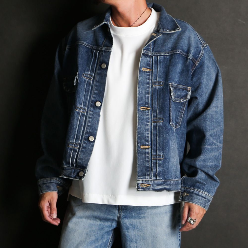 ×HAGUN / 2ND TYPE LAGE TRACKER JACKET - BLUE / デニムジャケット / VTM-25-O-108