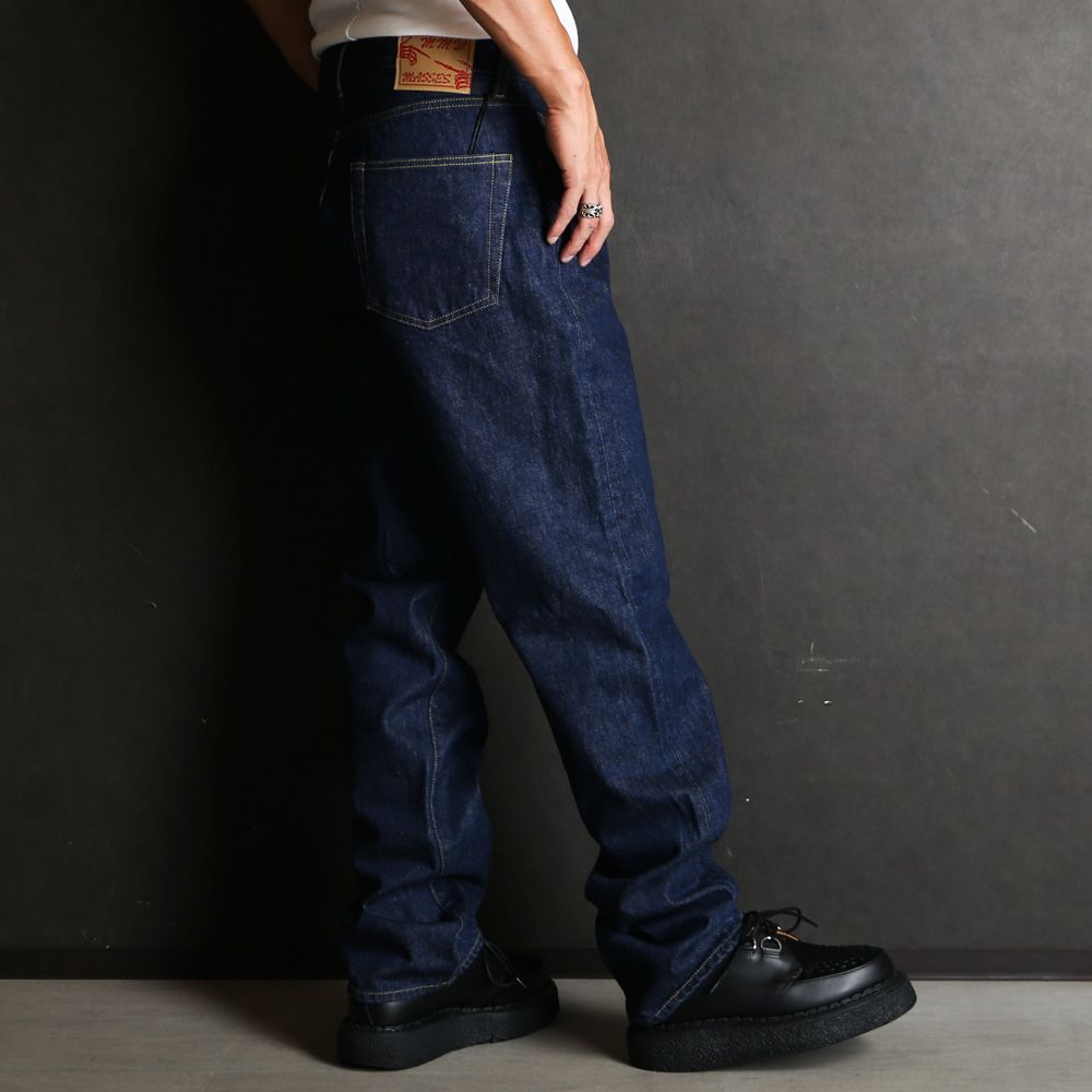 MASSES × Maison MIHARA YASUHIRO / DENIM PANTS ONE WASH MMY - INDIGO / セルヴィッヂデニム 5ポケットパンツ / C15PT036