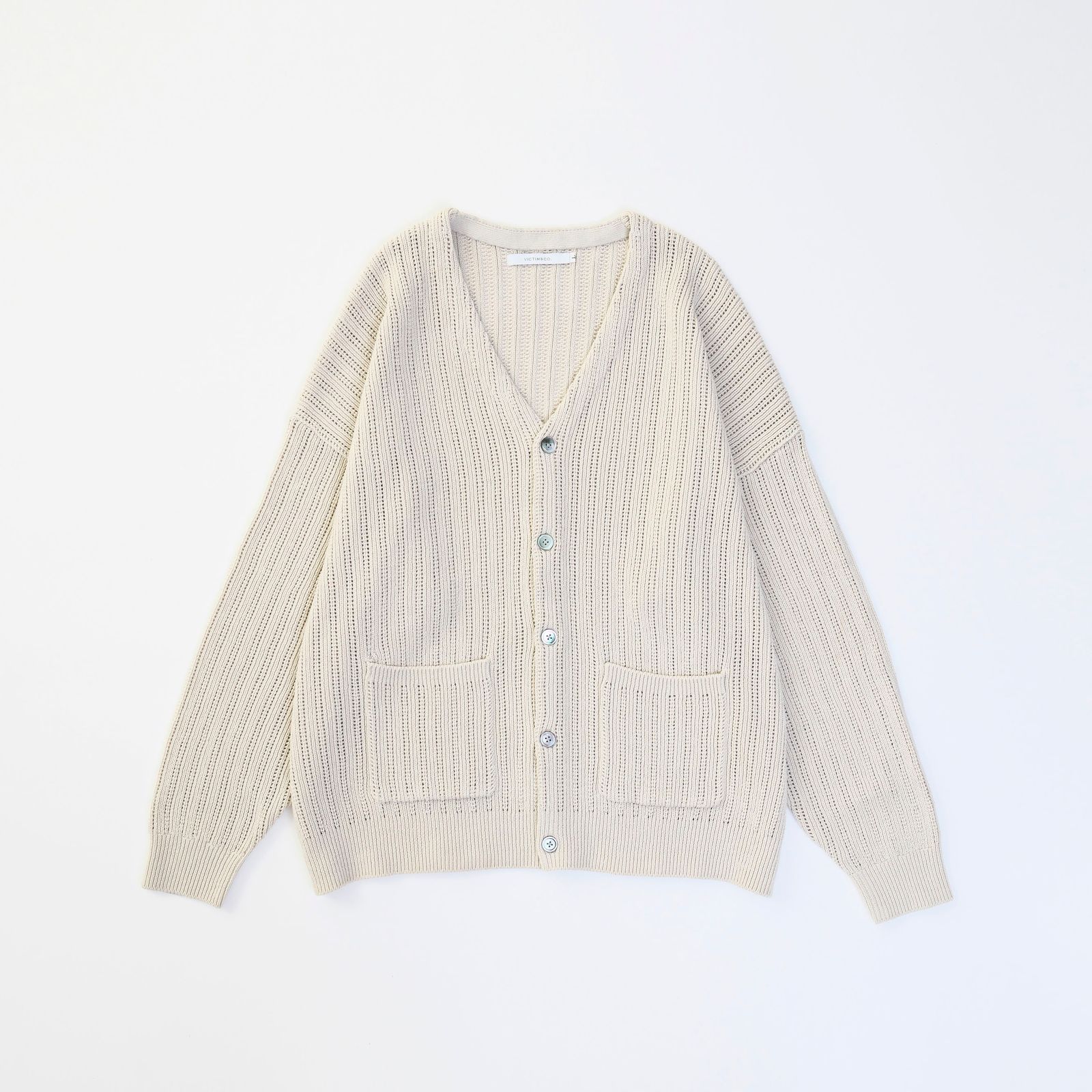 VICTIM - MESH KNIT CARDIGAN / メッシュニット カーディガン / VTM-22