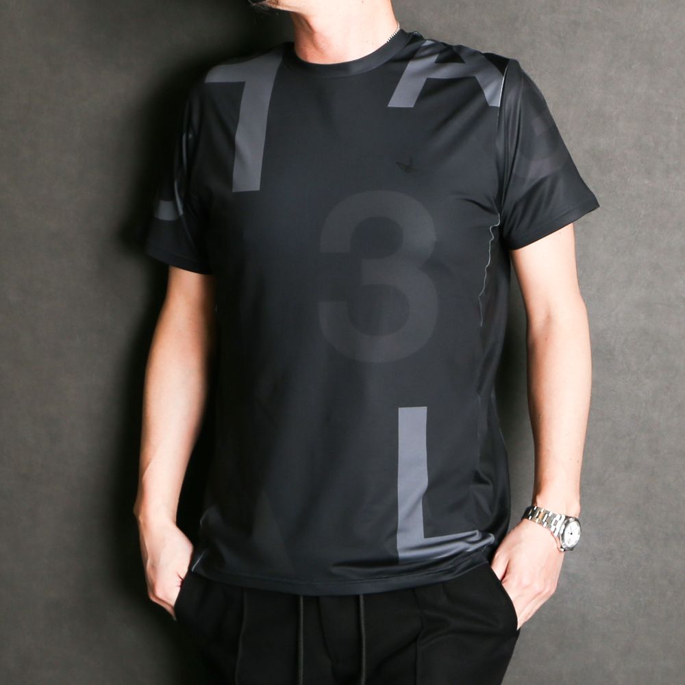 Rash guard S/S / ランダムロゴ ラッシュガードTシャツ / UST-21012