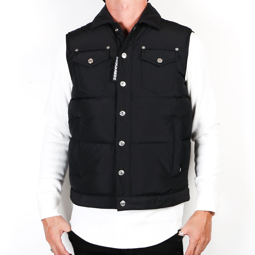 DSQUARED2 - 【ラスト1点-サイズ44】 Nylon Down Vest / ダウンベスト