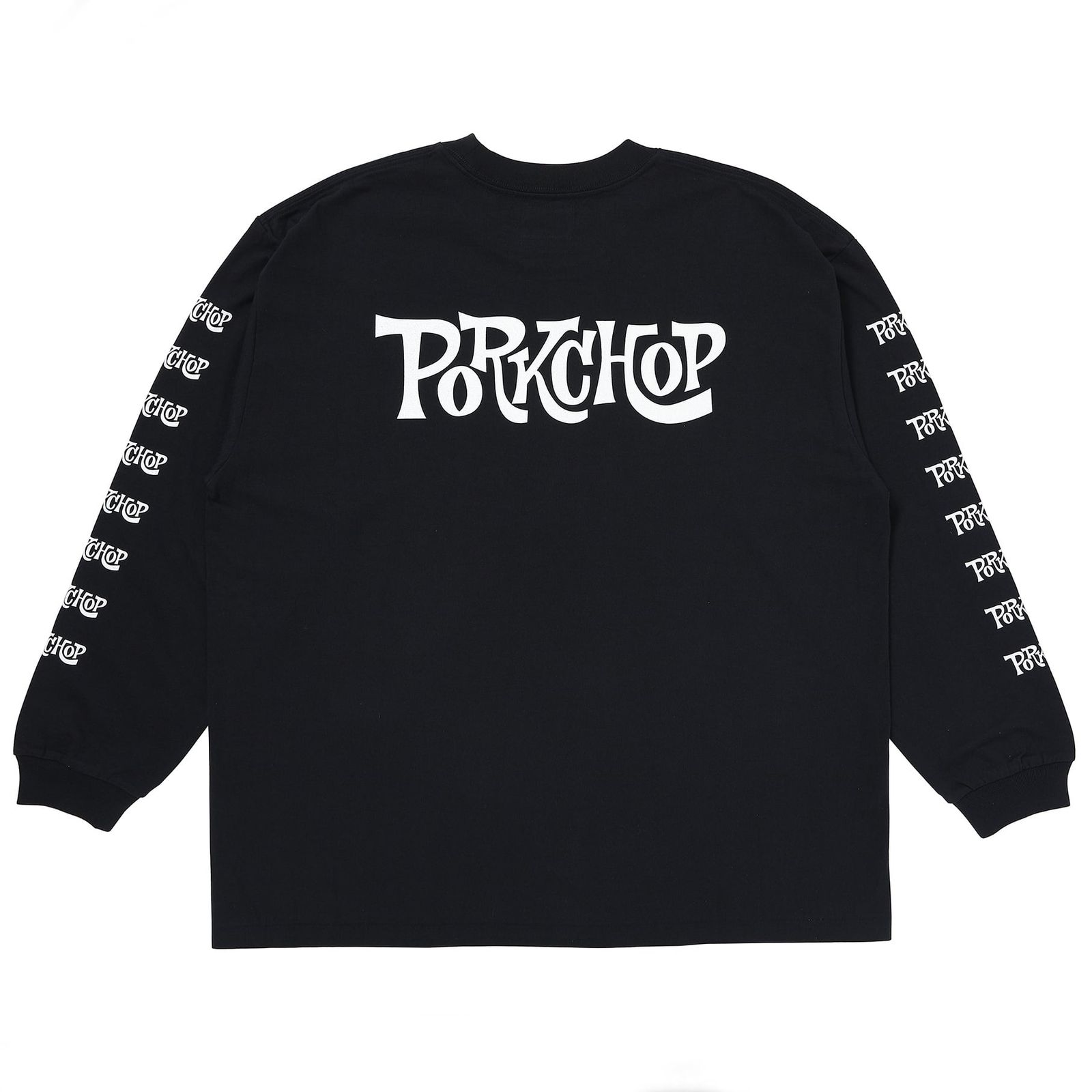SC LOGO L/S TEE - BLACK / ロングスリーブTシャツ